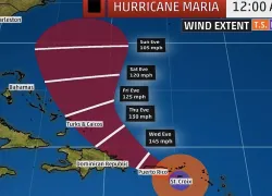 Hurricane Maria on Wednesday
