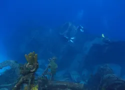 Keith Tibbetts shipwreck in Cayman Brac