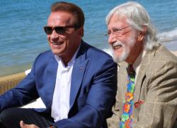 Arnold Schwarzenegger with Jean-Michel Cousteau