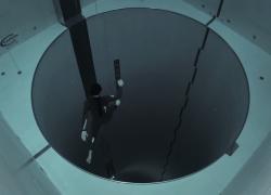 freediver in worlds deepest pool