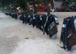 gear being set up for attempt