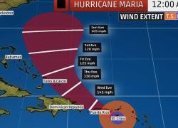 Hurricane Maria on Wednesday