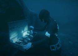 Freediver Beci Ryan picks up a limited edition Kraken Rum.