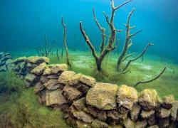 scuba diving Norwegian lake 
