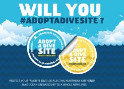 Project AWARE adopt a dive site