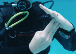 scuba diving hand signals