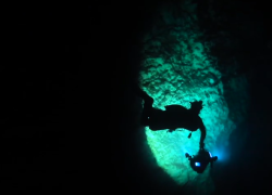 Scuba diving in cenotes Mexico