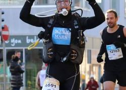 Scuba Mark Runs Marathons