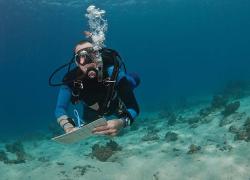 Scuba diver Project Aware