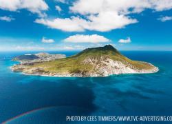 St. Eustatius travel aerial photo